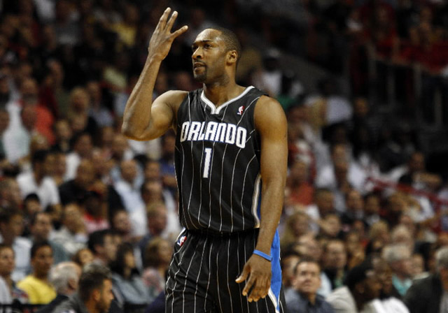  gilbert arenas at Orlando Magic match